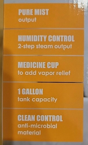 NEW Crane EE-5201GR Portable Soothing Warm Mist Humidifier clean control - Picture 4 of 8