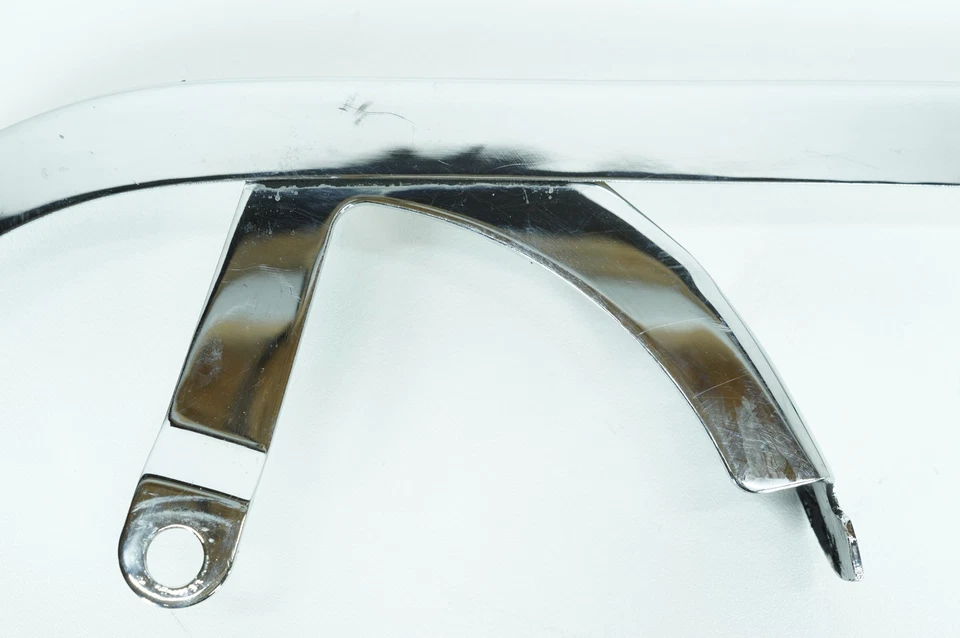 2000 Harley Sportster XL1200 C Custom OEM protetor de cinto de transmissão capa escudo cromado - Imagem 4 de 4