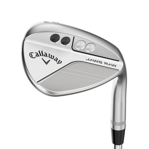 CALLAWAY 2023 JAWS RAW CHROME FULL TOE LOB WEDGE 58°-10° (BOUNCE) J GRIND STEEL