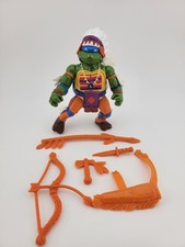 Vintage 1992 TMNT Chief Leo 100  COMPLETE Wacky Wild West Playmates