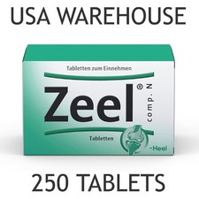 Heel Zeel comp. N 1 Pack x 250 Tablets. Shipping from USA
