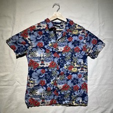 Disney Parks Hawaiian Shirt Aloha Mickey Tiki Surf Camp Resort Travel Kids XL