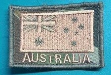 Militaria Army Australian DPCU  Uniform DPCU National Flag ANF Subdued Patch.