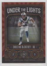 2020 Panini Legacy Under the Lights Ruby /50 Christian McCaffrey #UL-CM 0a6