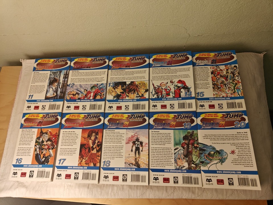 Eyeshield 21 Manga Series Volumes Lot Of 29 Near Complete Shonen Jump
