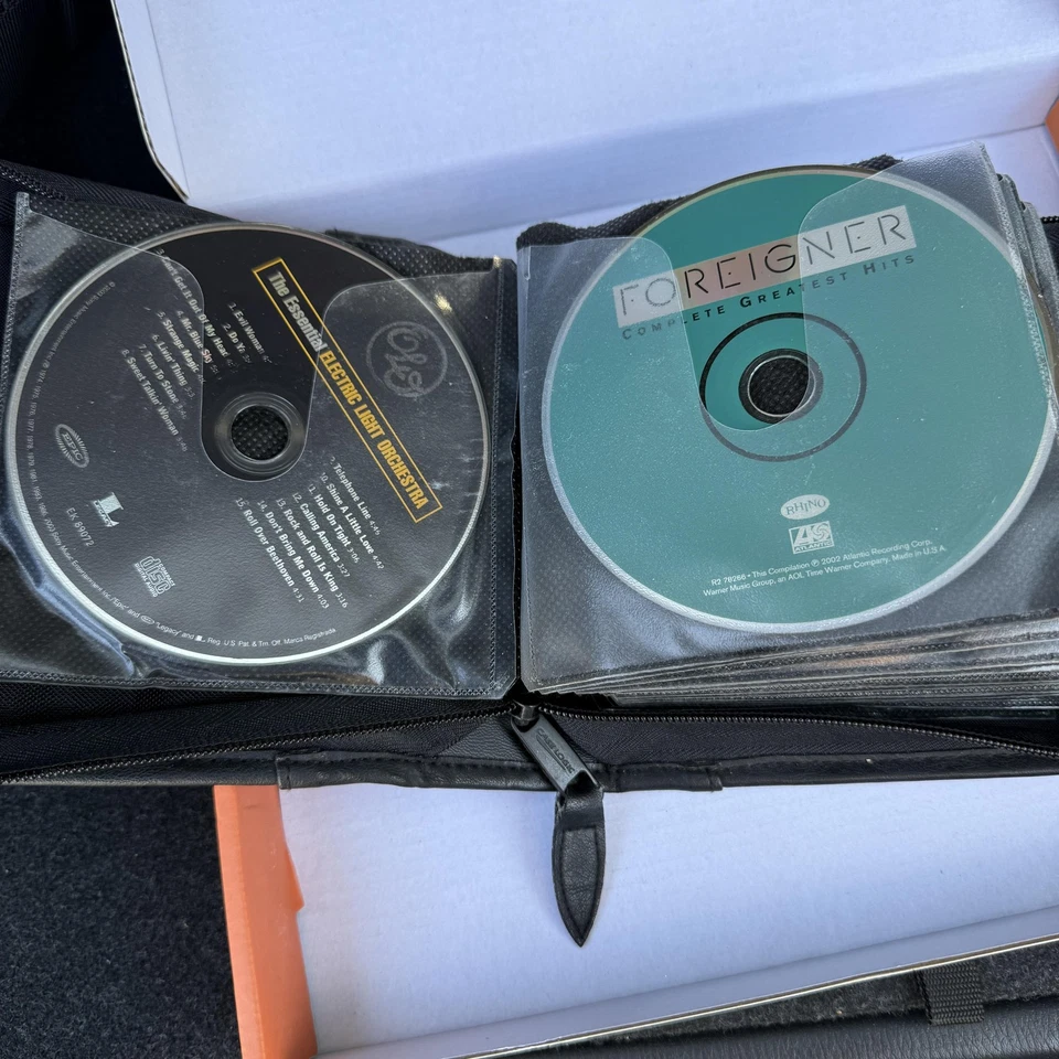 Case Logic CD Wallet Lot 20+ Classic Rock CDs Led Zeppelin Queen Journey Boston Foto 4 de 4