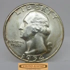 1954-S Washington Silver Quarter - #C55475NQ