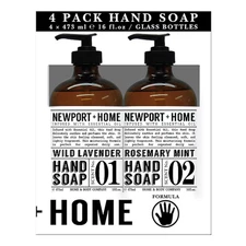 Home and Body Company Newport Home 4 -Pack Wild Lavender and Rosemary Mint