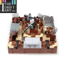 Military Base Trench Ruins Battlefield  WarFor LEGO Building Blocks Brick Toy