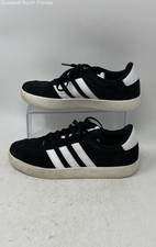 Adidas Womens Vl Court 3.0 ID6279 Black White Lace-Up Sneakers Shoes Size 8