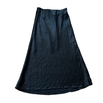 Aritzia Babaton Satin Slip Midi Skirt Black Size 00 Quiet Luxury Fall Silky - Image 1 of 4
