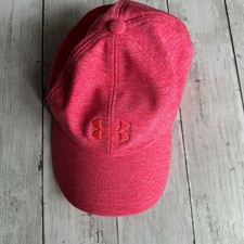 PREOWNED UNDER ARMOUR PINK YOUTH SIZE HAT BASEBALL CAP