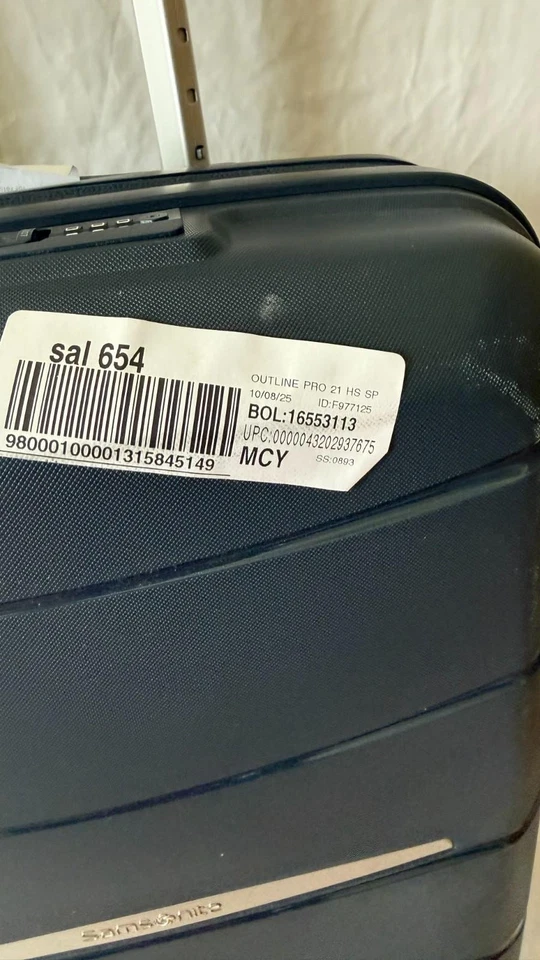 $440 SAMSONITE Outline Pro Equipaje de Mano 21" Spinner Maleta Rígida Azul Tsa Foto 4 de 4