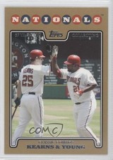 2008 Topps Classic Combos Gold Border /2008 Austin Kearns Dmitri Young #257 0l2
