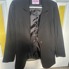 Women Office Blazer Black Large