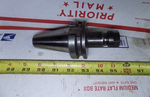 BT40 extended ER16 collet chuck tool holder 3/8" capacity 3" gage length project