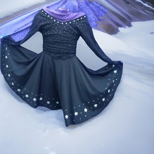 Black Stars Military Girls  Baton twirling costume age 10- 12 Years  Majorettes