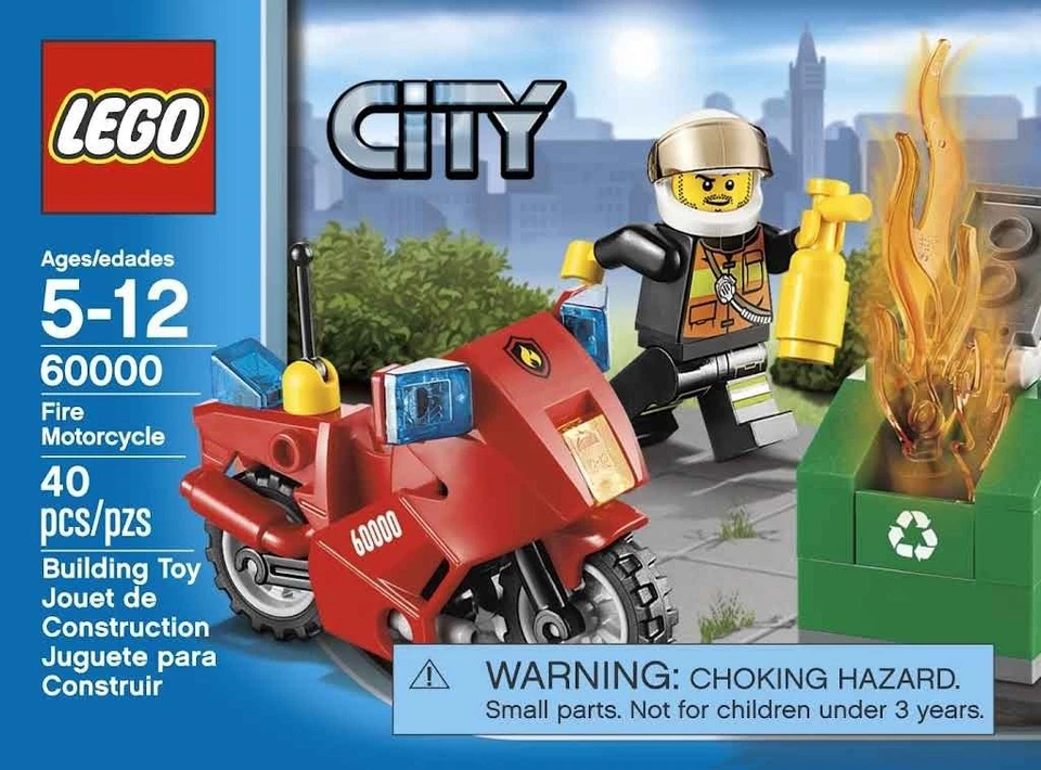 LEGO City 60000 Fire Motorcycle, photo 1 sur 2