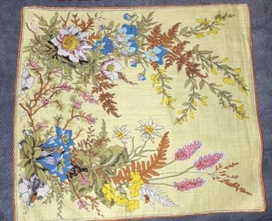 Floral Whimsical Cotton Handkerchiefs Multicolor Vintage Collectible Lot