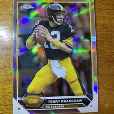Terry Bradshaw Topps Chrome Refractor Topps Composite Football 2024