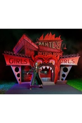 Beetlejuice (1988) Diorama Trenchcoat with Spikes Inferno Room Deluxe Set