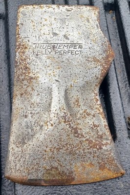 True Temper Kelly Perfect Vintage Jersey Phantom Bevel Single Bit Axe Head 4 lbs