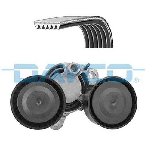 Keilrippenriemensatz FüR BMW X1 E84 2.0 12 Bis 15 Dayco N47D20C B47D20A-image
