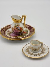 Vintage LIMOGES France Porcelain Miniatures Decorative Items - 4 pc.