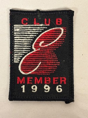 Club E Member 1996 Patch - Dale Earnhardt Fan Club