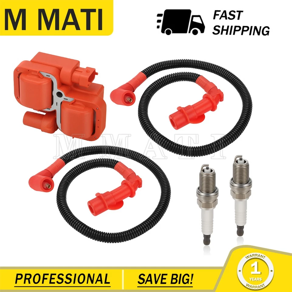 Bobina de encendido y bujía y tapa con cable para Polaris Ranger 700 800 2007-2010 Foto 4 de 4