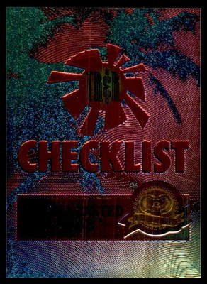 1996 Collectors Edge Presidents Reserve Tanned Rested+Ready Checklist #1 1-12