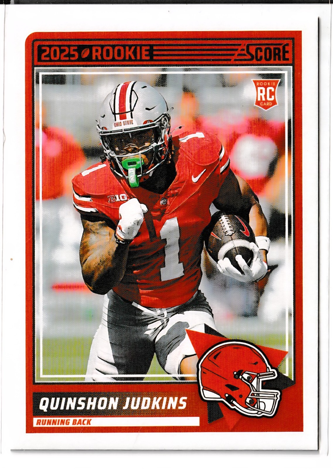 2025 Score - Rookies Quinshon Judkins #38 Red (RC)