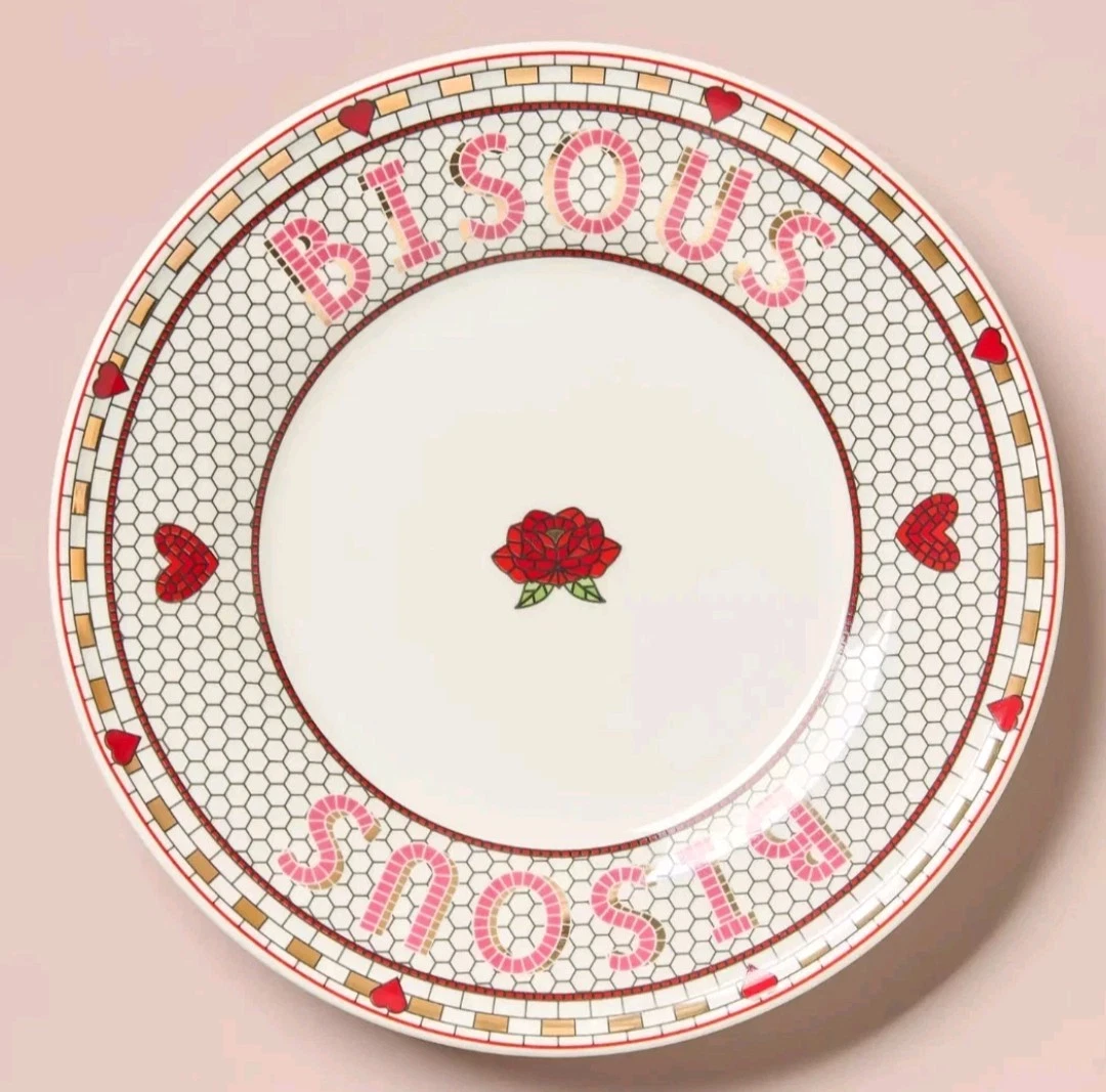 Anthropologie Pink Dinnerware Plates for sale | eBay