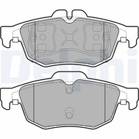 Delphi Bremsbelagsatz, Scheibenbremse Hinterachse U.A. FüR Renault, Renault