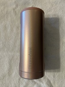 BrüMate Bronze Insulated Metal Can Cooler Solid Pattern Single Pack