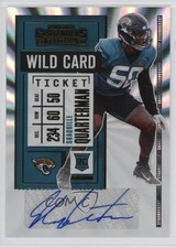 2020 Panini Contenders Wild Card Ticket Shaquille Quarterman Rookie Auto RC 5yd. rookie card picture