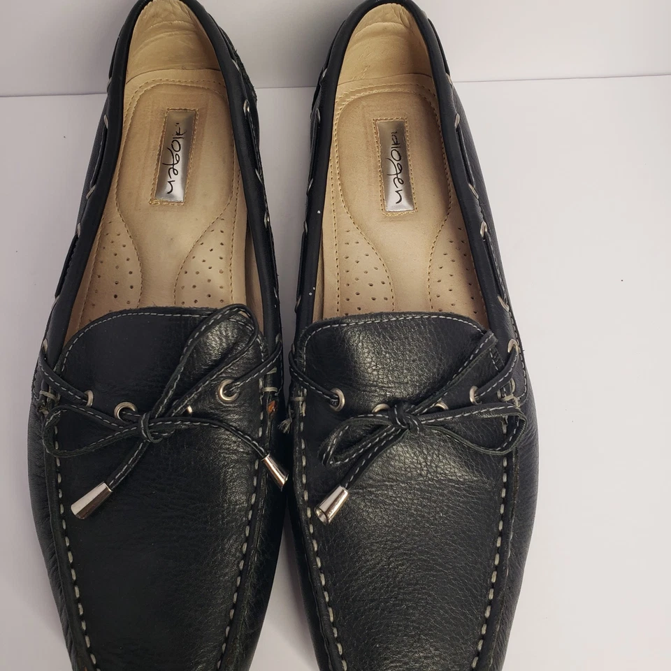 Галогенные женские мокасины для вождения мокасины черные мягкие кожа 9 М сделано в Бразилии - Изображение 3 из 4