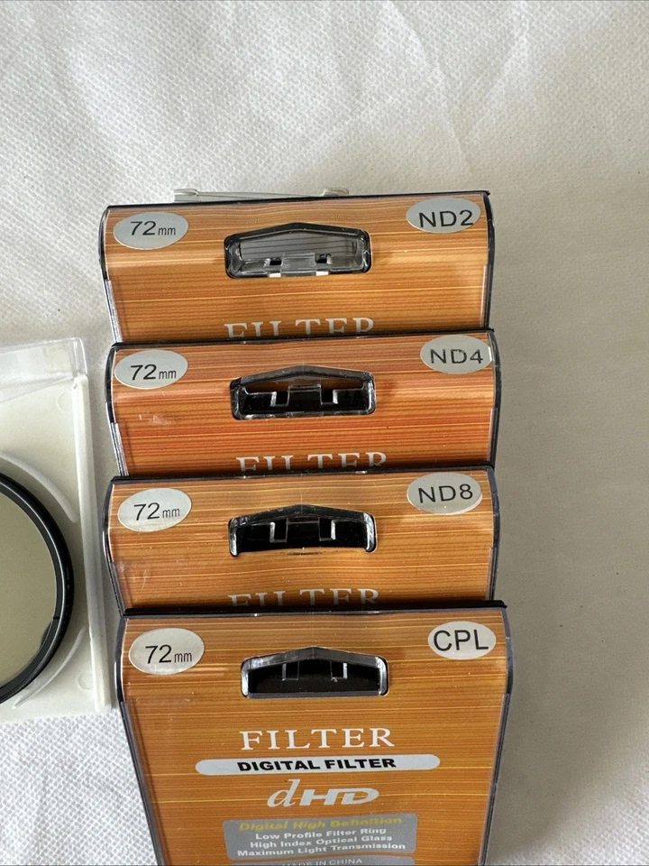 72mm Nikon Fit Filters CPL, ND 2/4/8 Plus Slim Fader - Image 2 of 3