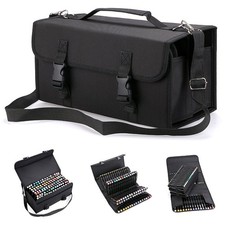 New 120 Slots Marker Case Lipstick Organizer-Canvas Markers Holder for for Pr...