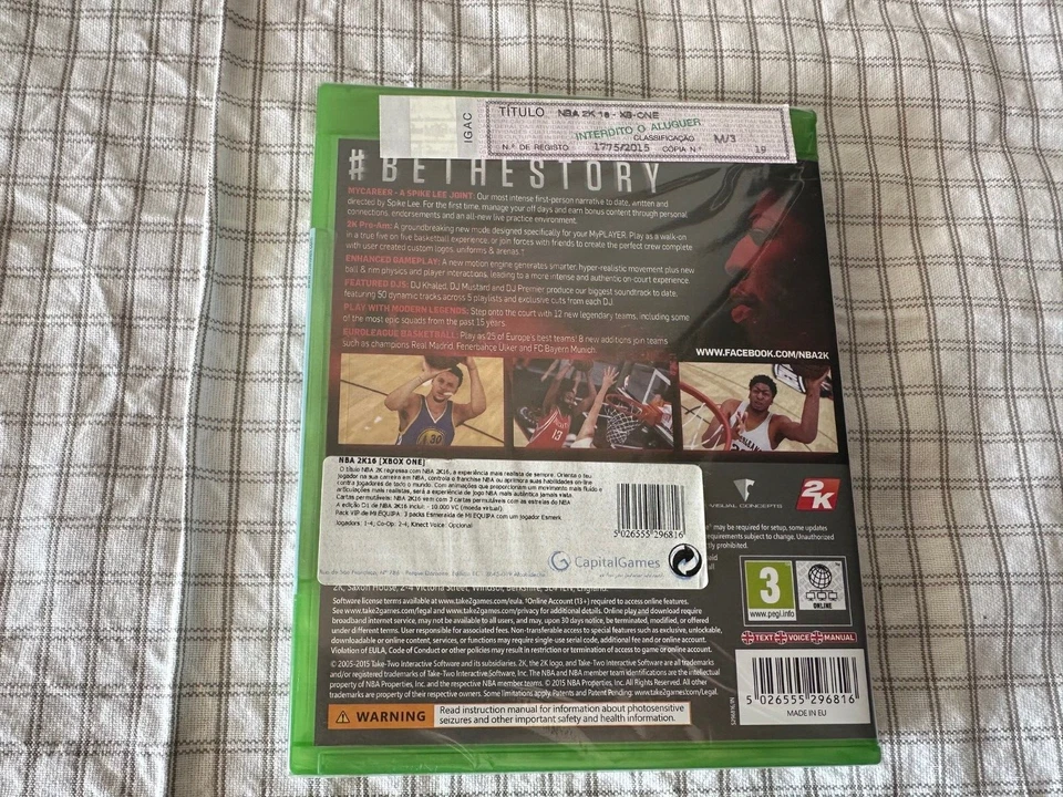 NBA 2K16 A SPIKE LEE JOINT MICROSOFT XBOX ONE NEW SEALED PAL Free Region - Image 2 of 2