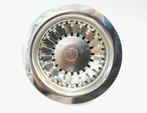 Kitchen Sink Basket Straighter Waste & Plug, without Overflow Fitting, Free P&P - Picture 2 of 4