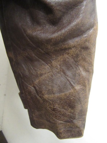 VINTAGE WW2 FRENCH LEATHER SHEEPSKIN BARNSTORMER MOTORCYCLE JACKET SIZE XL 2.9KG - Bild 16 von 19