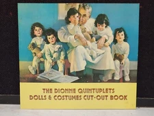 1984 Dionne Quintuplets Paper Dolls & Costumes Cut-Out Book Shackman Quints