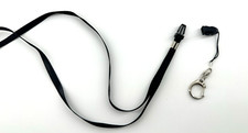 Lanyard DETACHABLE Keychain Badge ID Black 20 inches New