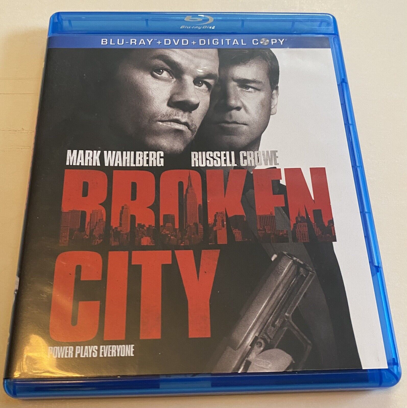 blu ray/ dvd combo, broken city, 20th century fox, vg/ex