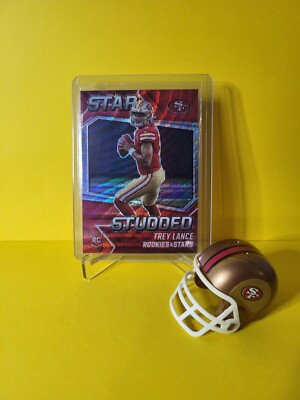 2021 Panini Rookies & Stars Trey Lance Star Studded Red Wave Prizm RC #SS-23