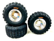 Honda Atc 70 Dwt Front And Rear Wheels Rims Sunf A027 Trails Xc Tires 18