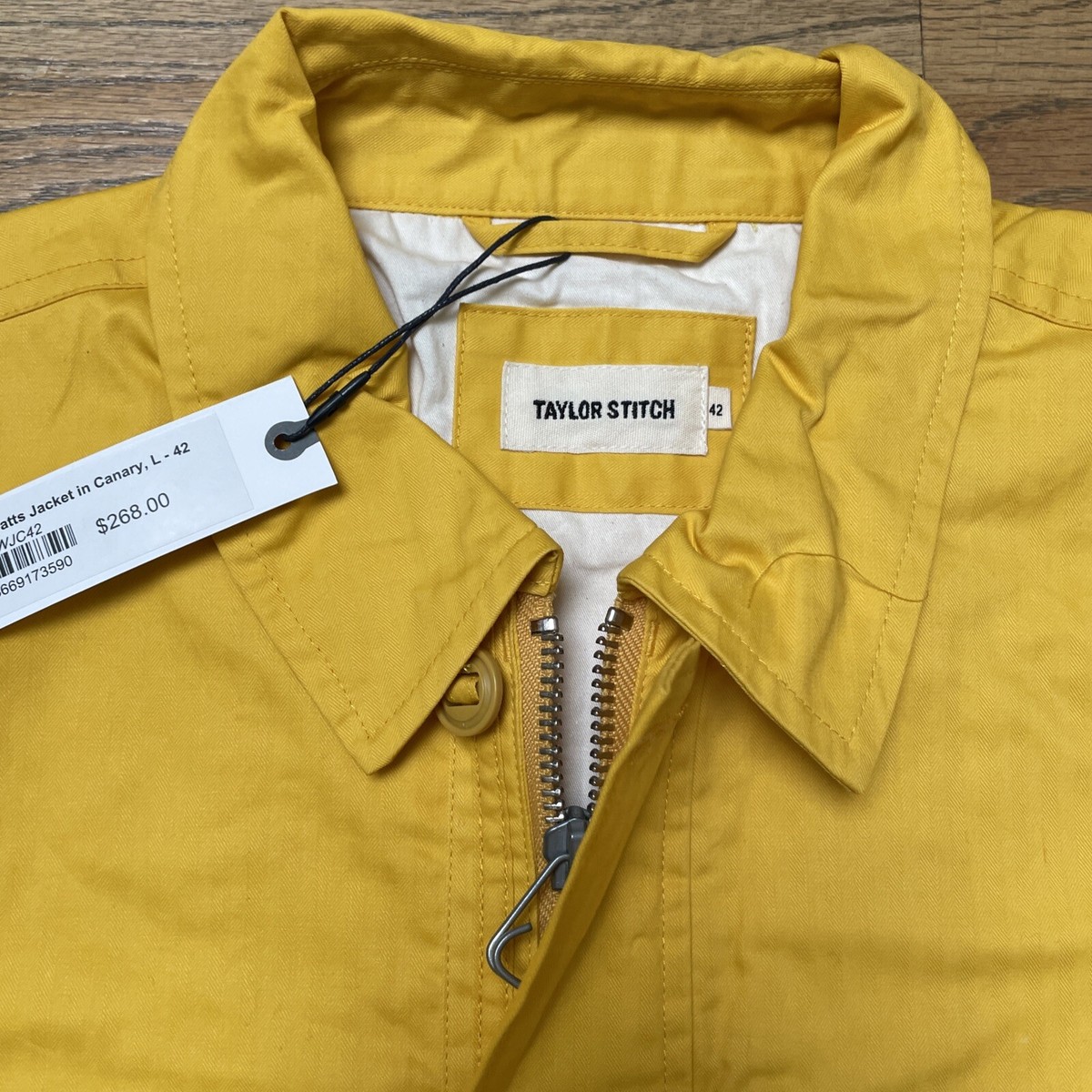 Taylor Stitch The Watts Field Jacket in Canary Yellow Mens Taylor Stitch The Watts Field Jacket in Canary Yellow Mens