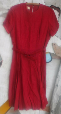 vtg 1950s Lady Carol New York Textured Rayon? Woven Sheath Casual Holiday  Dress | eBay