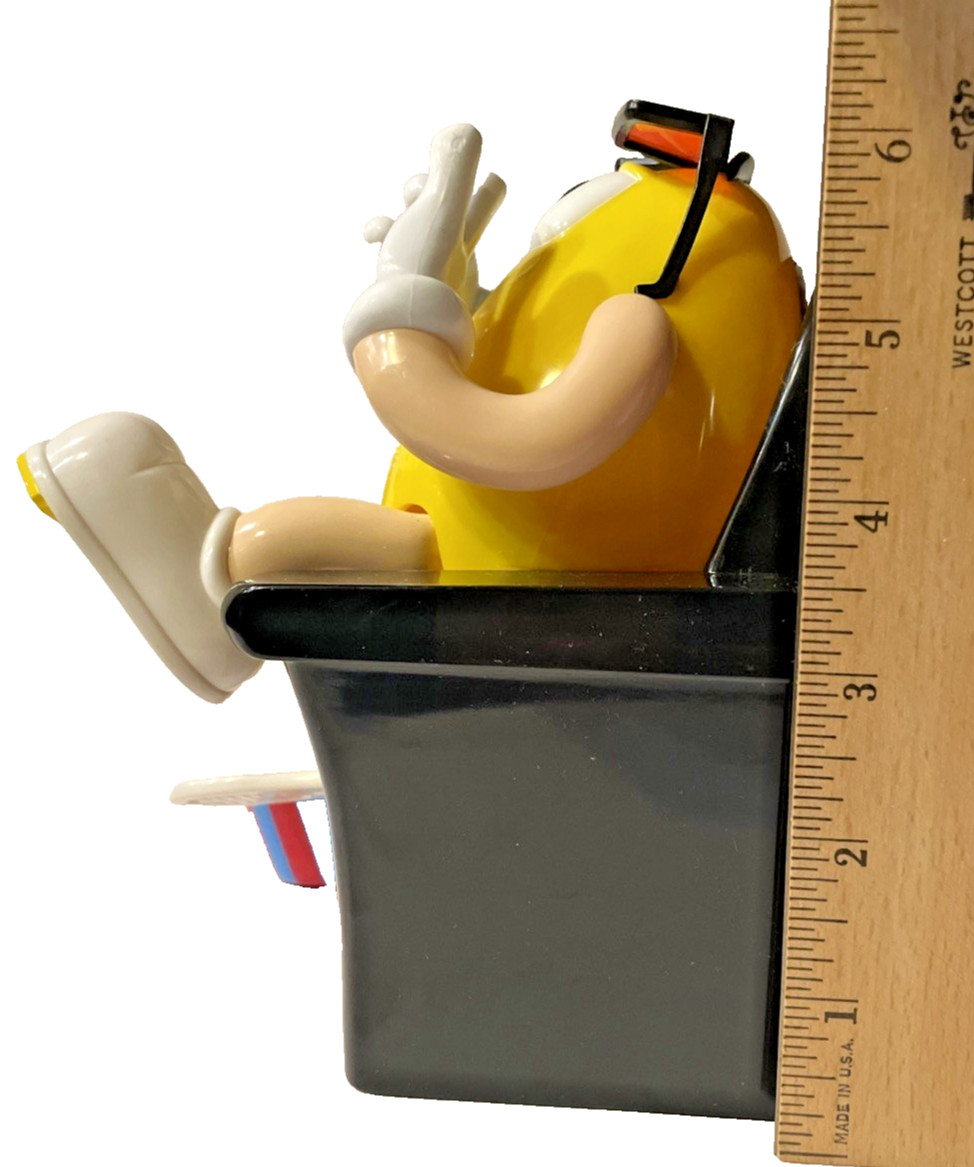 M&M Candy Dispenser Collectible At The Movies in 3 - D Vintage Clean No Box READ